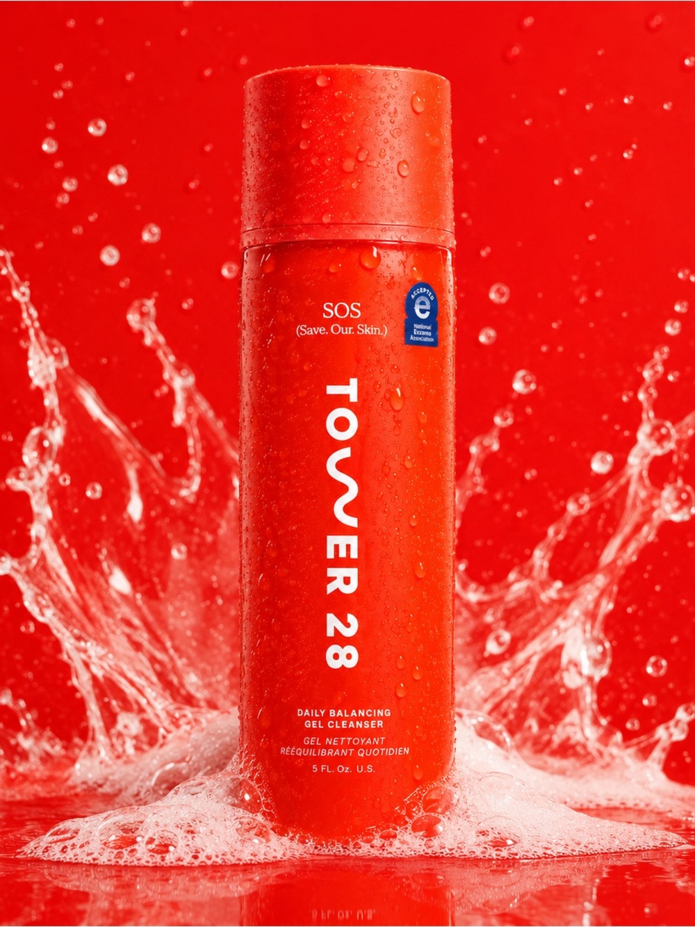 TOWER 28 SOS Daily Balancing Gel Cleanser. 5 Fl. OZ. NEW